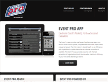 Tablet Screenshot of eventprosports.com